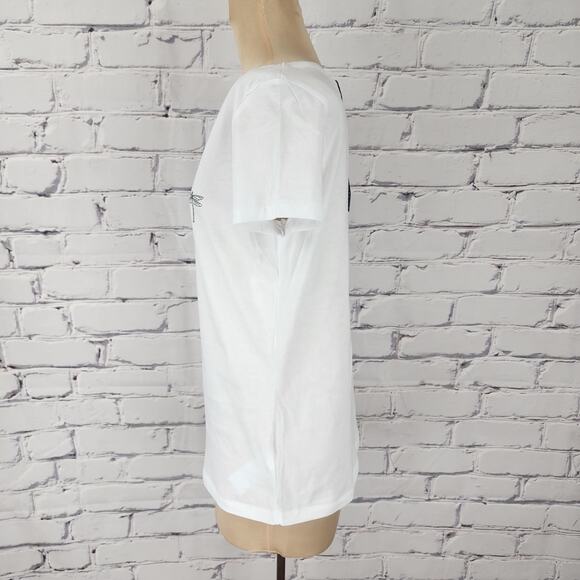 Anne Fontaine Scoop Neck Short Sleeve T-Shirt Womens M - Picture 2 of 11